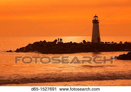USA, California, Central Coast, Santa Cruz, Twin Lakes Beach Lighthouse View Large Photo Image Stock Image - USA, California, Central Coast, Santa Cruz, Twin Lakes Beach Lighthouse. Fotosearch