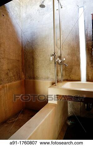 Stock Photo - USA, California, city of Los Angeles, West Hollywood, Rudolf Schindler House built in 1922, first??modern style?? building. Fotosearch