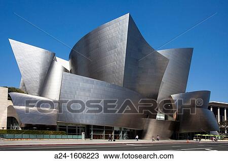 USA-California-Los Angeles City-Walt Disney Concert Hall-Architect Gehry View Large Photo Image Stock Image - USA-California-Los Angeles City-Walt Disney Concert Hall-Architect Gehry. Fotosearch