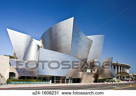 USA-California-Los Angeles City-Walt Disney Concert Hall-Architect Gehry View Large Photo Image Stock Image - USA-California-Los Angeles City-Walt Disney Concert Hall-Architect Gehry. Fotosearch