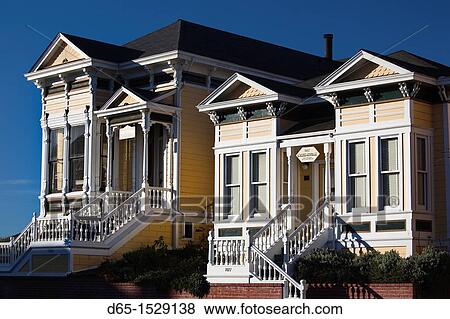 Stock Photo - USA, California, Northern California, North Coast, Eureka, Victorian-era Carter House Inn. Fotosearch