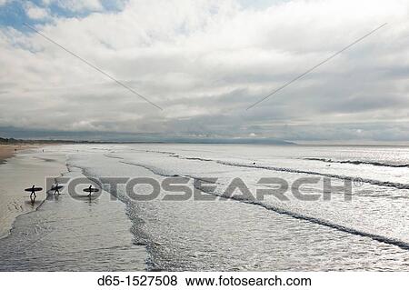 USA, California, Southern California, Pismo Beach, surfers View Large Photo Image Stock Photo - USA, California, Southern California, Pismo Beach, surfers. Fotosearch