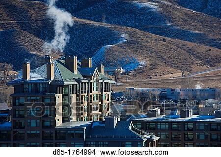 USA, Colorado, Avon, Westin Riverfront Hotel View Large Photo Image Picture - USA, Colorado, Avon, Westin Riverfront Hotel. Fotosearch