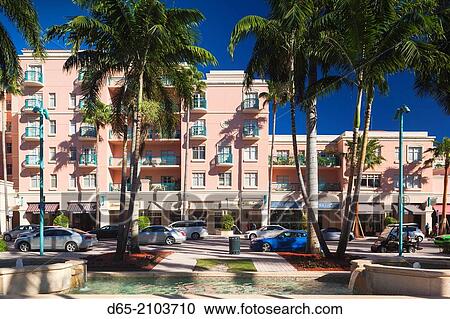 USA, Florida, Boca Raton, Mizner Park, apartments, shops, and cafes. View Large Photo Image Stock Image - USA, Florida, Boca Raton, Mizner Park, apartments, shops, and cafes.. Fotosearch