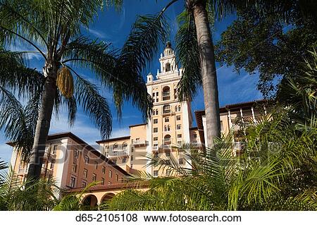 USA, Florida, Coral Gables, The Biltmore Hotel. View Large Photo Image Stock Photo - USA, Florida, Coral Gables, The Biltmore Hotel.. Fotosearch
