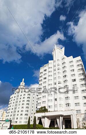 USA, Florida, Miami Beach, The Ritz Plaza and Delano Hotels. View Large Photo Image Stock Photo - USA, Florida, Miami Beach, The Ritz Plaza and Delano Hotels.. Fotosearch