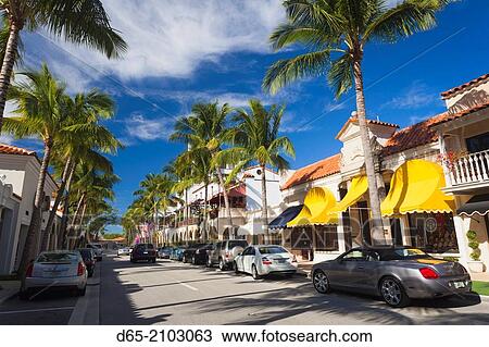 USA, Florida, Palm Beach, Worth Avenue. View Large Photo Image Stock Image - USA, Florida, Palm Beach, Worth Avenue.. Fotosearch