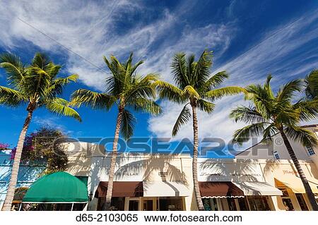 USA, Florida, Palm Beach, Worth Avenue. View Large Photo Image Stock Photography - USA, Florida, Palm Beach, Worth Avenue.. Fotosearch
