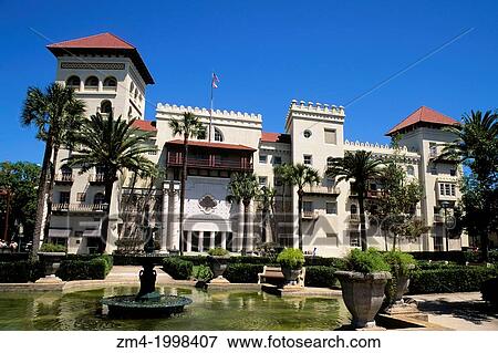 USA, FLORIDA, ST. AUGUSTINE, ST. JOHNS COUNTY COURTHOUSE. View Large Photo Image Stock Photo - USA, FLORIDA, ST. AUGUSTINE, ST. JOHNS COUNTY COURTHOUSE.. Fotosearch