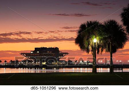 USA, Florida, St Petersburg, The Pier, Tampa Bay, dawn View Large Photo Image Stock Photograph - USA, Florida, St Petersburg, The Pier, Tampa Bay, dawn. Fotosearch