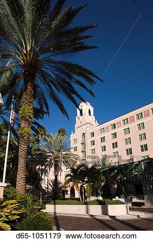 USA, Florida, St Petersburg, Vinoy Resort Hotel, morning View Large Photo Image Stock Photo - USA, Florida, St Petersburg, Vinoy Resort Hotel, morning. Fotosearch