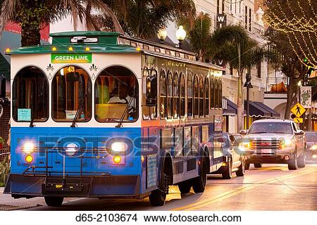 USA, Florida, West Palm Beach, Clematis Street, evening. View Large Photo Image Picture - USA, Florida, West Palm Beach, Clematis Street, evening.. Fotosearch