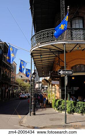 USA, LOUISIANA, NEW ORLEANS, FRENCH QUARTER, ARCHITECTURE WITH WROUGHT IRON BALCONIES. View Large Photo Image Picture - USA, LOUISIANA, NEW ORLEANS, FRENCH QUARTER, ARCHITECTURE WITH WROUGHT IRON BALCONIES.. Fotosearch