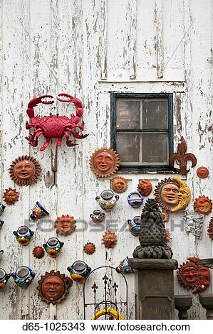 USA, Louisiana, St Francisville, garden ornament shop View Large Photo Image Stock Image - USA, Louisiana, St Francisville, garden ornament shop. Fotosearch