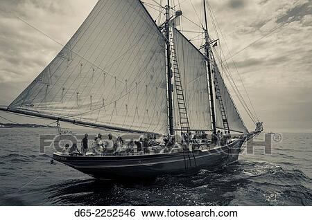 USA, Massachusetts, Gloucester, Schooner Festival, schooners in Gloucester Harbor. View Large Photo Image Stock Photograph - USA, Massachusetts, Gloucester, Schooner Festival, schooners in Gloucester Harbor.. Fotosearch