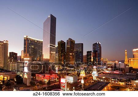 USA-Nevada-Las Vegas City-The Strip Avenue-The City Center Skyline-Sunset View Large Photo Image Stock Photograph - USA-Nevada-Las Vegas City-The Strip Avenue-The City Center Skyline-Sunset. Fotosearch