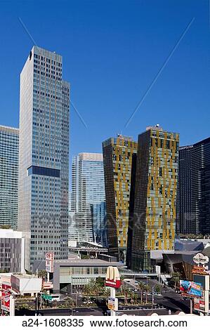 USA-Nevada-Las Vegas City-The Strip Avenue-The City Center Skyline View Large Photo Image Stock Photography - USA-Nevada-Las Vegas City-The Strip Avenue-The City Center Skyline. Fotosearch
