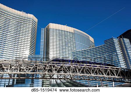 USA, Nevada, Las Vegas, CityCenter, Aria Hotel, morning View Large Photo Image Picture - USA, Nevada, Las Vegas, CityCenter, Aria Hotel, morning. Fotosearch