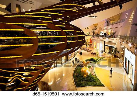 USA, Nevada, Las Vegas, CityCenter, Crystals Luxury Mall, interior View Large Photo Image Stock Image - USA, Nevada, Las Vegas, CityCenter, Crystals Luxury Mall, interior. Fotosearch