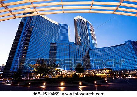 USA, Nevada, Las Vegas, CityCenter, Aria Hotel, dawn View Large Photo Image Stock Photo - USA, Nevada, Las Vegas, CityCenter, Aria Hotel, dawn. Fotosearch