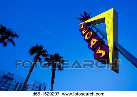 USA, Nevada, Las Vegas, Downtown, Fremont Street East, Vegas neon sign, evening View Large Photo Image Stock Photo - USA, Nevada, Las Vegas, Downtown, Fremont Street East, Vegas neon sign, evening. Fotosearch