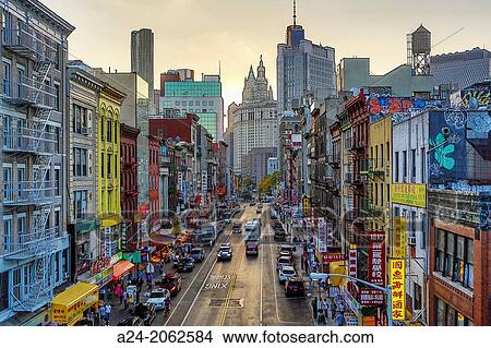 USA, New York City, East Broadway, China Town. View Large Photo Image Picture - USA, New York City, East Broadway, China Town.. Fotosearch