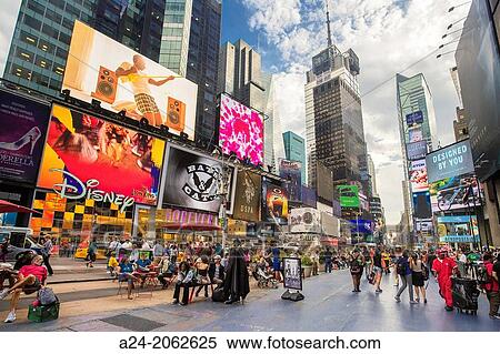 USA, New York City, Manhattan, Times Square. View Large Photo Image Stock Photography - USA, New York City, Manhattan, Times Square.. Fotosearch