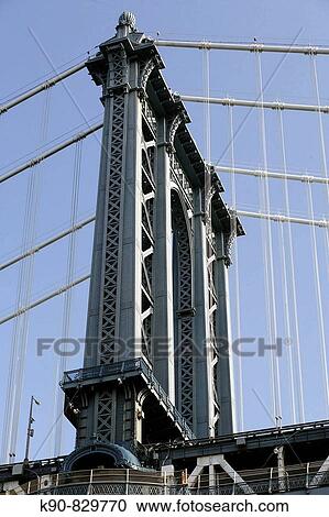 USA New York City Manhatten Bridge View Large Photo Image Stock Image - USA New York City Manhatten Bridge. Fotosearch