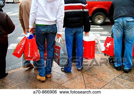 USA, New York City, shopping View Large Photo Image Stock Photograph - USA, New York City, shopping. Fotosearch