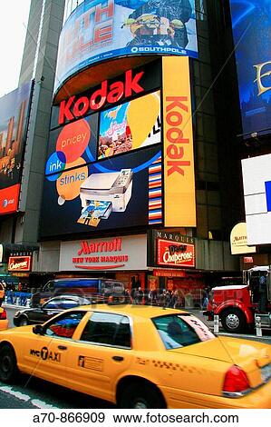 Stock Photo - USA, New York City, Times Square, Manhattan. Fotosearch