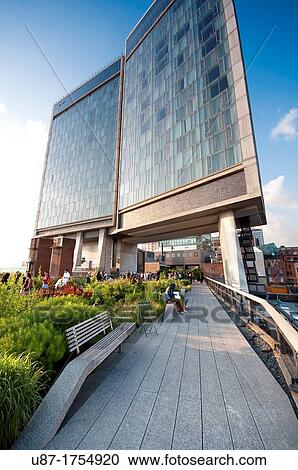 USA, New York, New York City, Manhattan, West Side, Meat Packing District, High Line Elevated Park, Standard Hotel View Large Photo Image Stock Image - USA, New York, New York City, Manhattan, West Side, Meat Packing District, High Line Elevated Park, Standard Hotel. Fotosearch