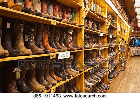 USA, South Dakota, Wall, Wall Drug Store, cowboy boots View Large Photo Image Stock Image - USA, South Dakota, Wall, Wall Drug Store, cowboy boots. Fotosearch