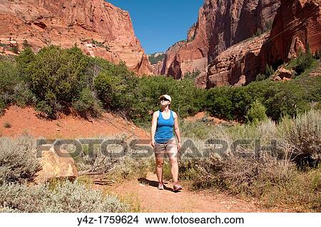 Picture - USA Utah, Zion National Park Kolob Canyons in the northwest corner of the park MR. Fotosearch