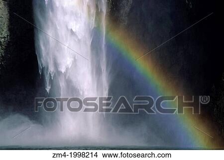 USA, WASHINGTON, SNOQUALMIE FALLS, WITH RAINBOW (DETAIL). View Large Photo Image Picture - USA, WASHINGTON, SNOQUALMIE FALLS, WITH RAINBOW (DETAIL).. Fotosearch