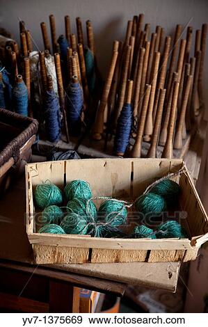 Useful and balls of wool on a loom of the Alpujarra Bubi? n Alpujarras, Granada, Andalusia, Spain View Large Photo Image Stock Photo - Useful and balls of wool on a loom of the Alpujarra Bubi? n Alpujarras, Granada, Andalusia, Spain. Fotosearch