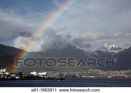 Stock Image - Ushuaia, Patagonia, Argentina. Fotosearch