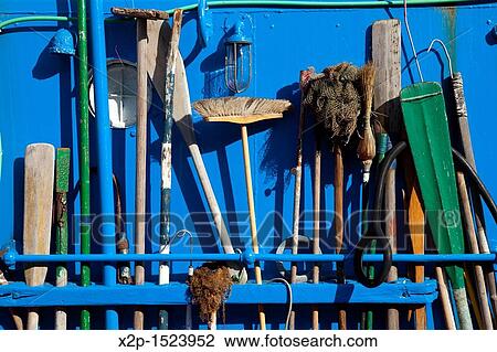 utensils for cleaning a boat in Basque Country, Spain View Large Photo Image Stock Image - utensils for cleaning a boat in Basque Country, Spain. Fotosearch