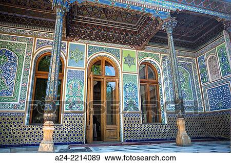 Stock Photo - Uzbekistan, Tashkent City, Local architecture.. Fotosearch