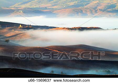 Stock Photo - Val d? Orcia, Tuscany, Italy.. Fotosearch