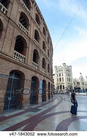 Stock Image - Valencia bullring, Spain, Europe. Fotosearch
