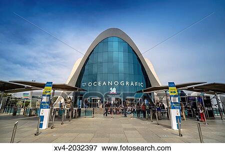 Valencia Oceanografic building designed by Santiago Calatrava, at City of Arts and Sciences, Valencia. Spain. View Large Photo Image Stock Photo - Valencia Oceanografic building designed by Santiago Calatrava, at City of Arts and Sciences, Valencia. Spain.. Fotosearch