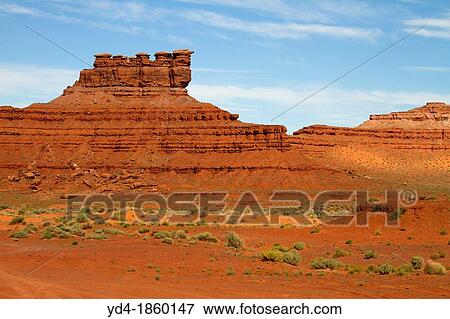 Stock Photo - Valley of the Gods, near to Monument Valley, Utah, USA. Fotosearch