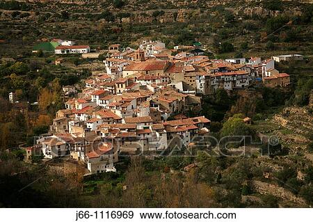 Stock Photo - Vallibona, Castellon province, Comunidad Valenciana, Spain. Fotosearch