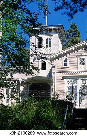 Valtionhotelli, former forester Imperial house Finland, Punkaharju, Northern Europe. View Large Photo Image Stock Photo - Valtionhotelli, former forester Imperial house Finland, Punkaharju, Northern Europe.. Fotosearch