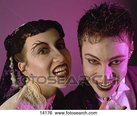 Stock Photograph - Vampire wedding. Fotosearch