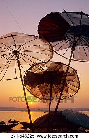 Varanasi, sunrise on the Ganges. Uttar Pradesh. India. View Large Photo Image Stock Photography - Varanasi, sunrise on the Ganges. Uttar Pradesh. India.. Fotosearch