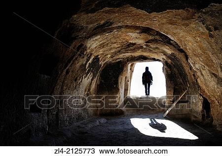 Stock Image - Vardzia, a cave monastery built during the 12th century. Georgia, Caucasus, Samtskhe-Javakheti, Akhaltsikhe area. Model Released.. Fotosearch