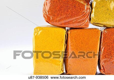 Variety of Spices View Large Photo Image Stock Photograph - Variety of Spices. Fotosearch