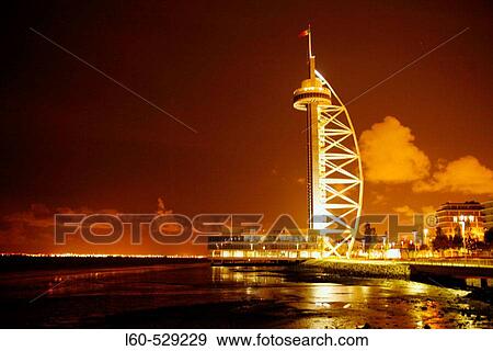 Vasco da Gama tower, Lisbon. Portugal View Large Photo Image Stock Photo - Vasco da Gama tower, Lisbon. Portugal. Fotosearch
