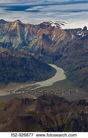 Stock Photo - Vatnajokull glacier, Iceland. Fotosearch
